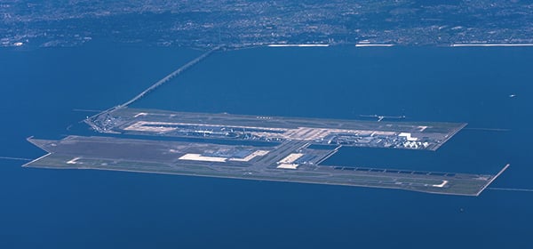神戸空港の全景