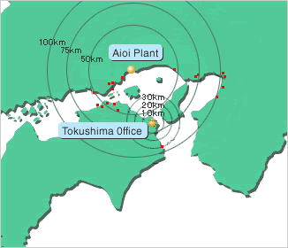 Sales Area and Plant map